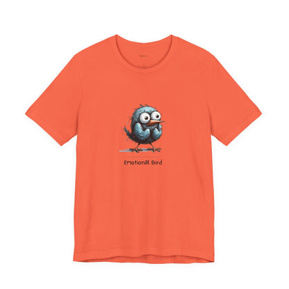 Emotional Bird. Unisex Jersey Short Sleeve Tee