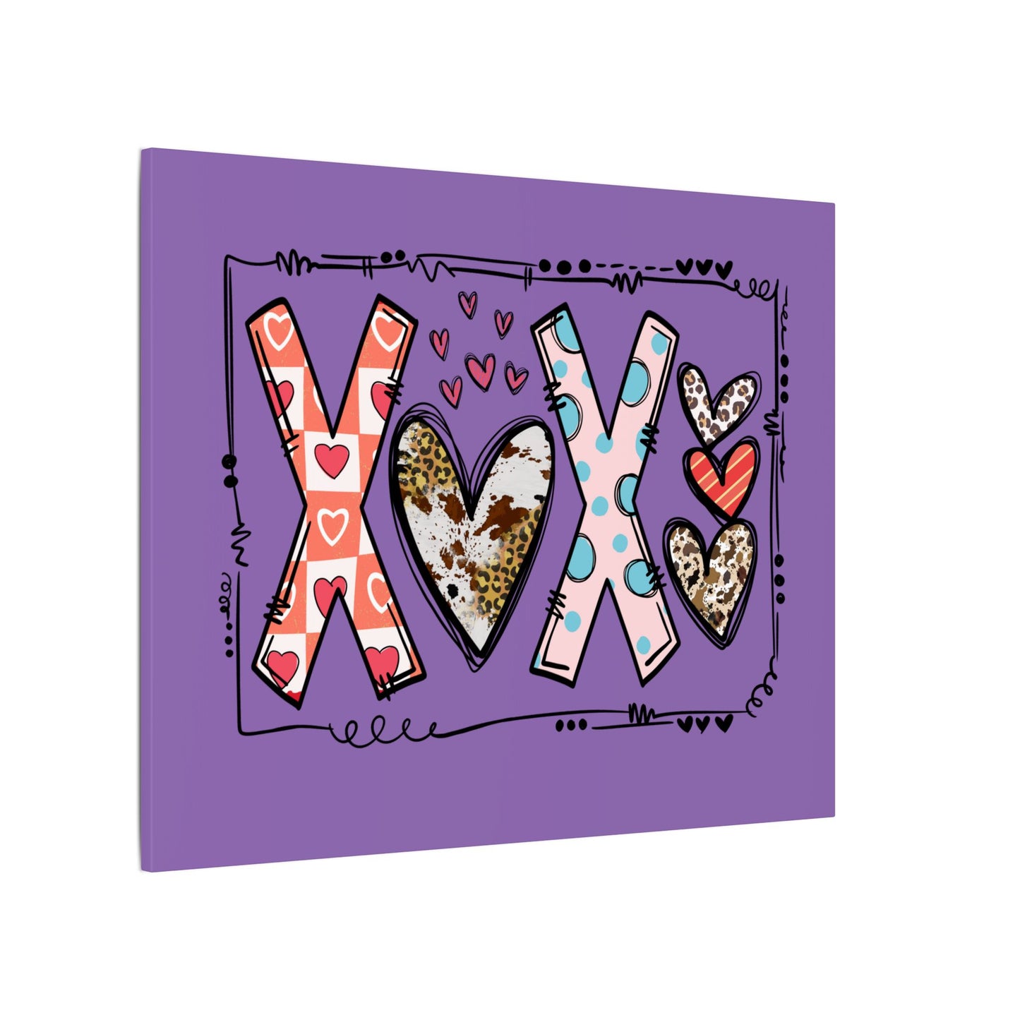 Sign of Love. XOXO. Canvas Gallery Wraps