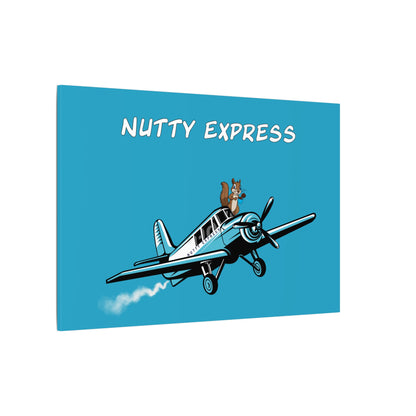Nutty's Express Delivery. Always On-Time. Canvas Gallery Wraps