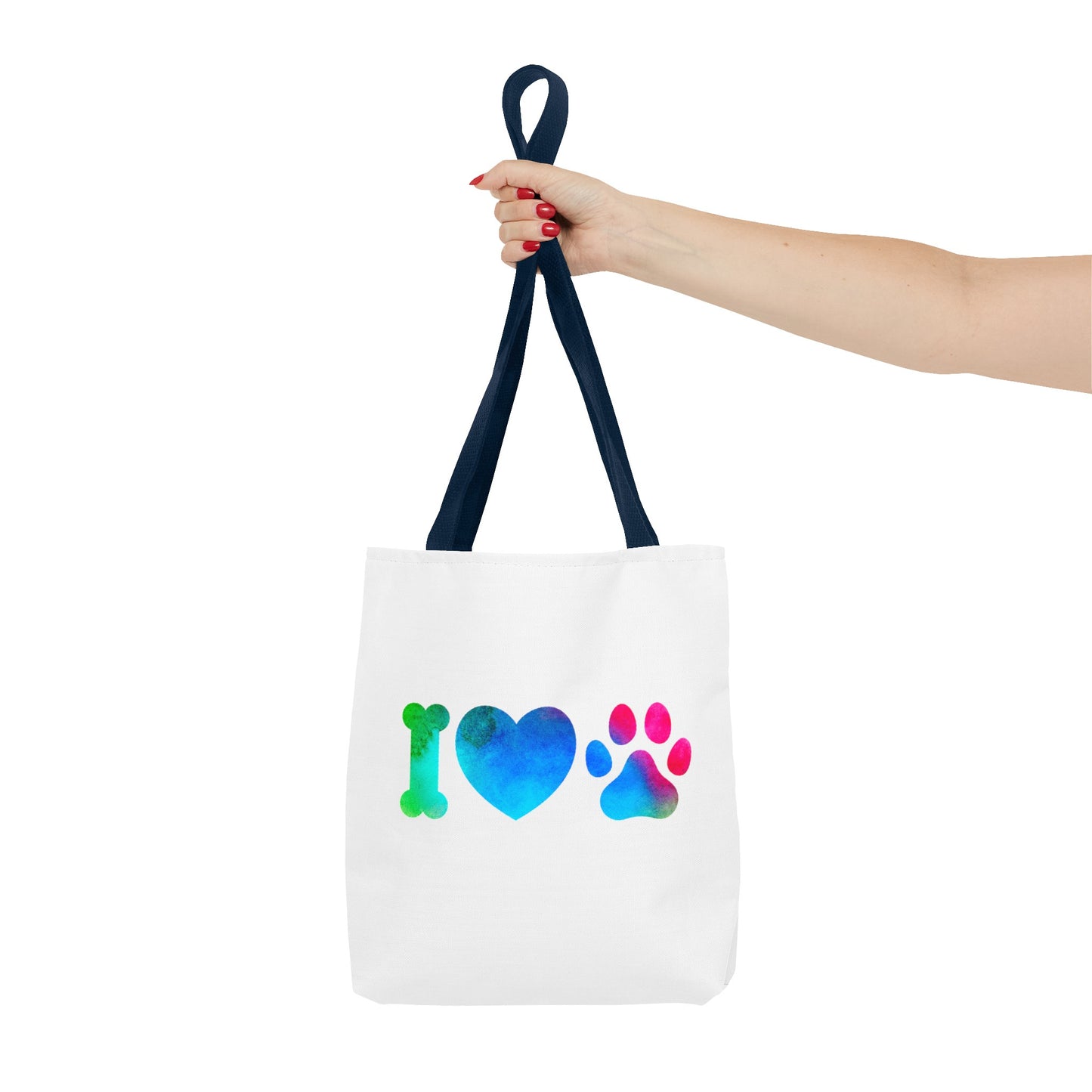 I Heart Paws. Tote Bag (AOP)