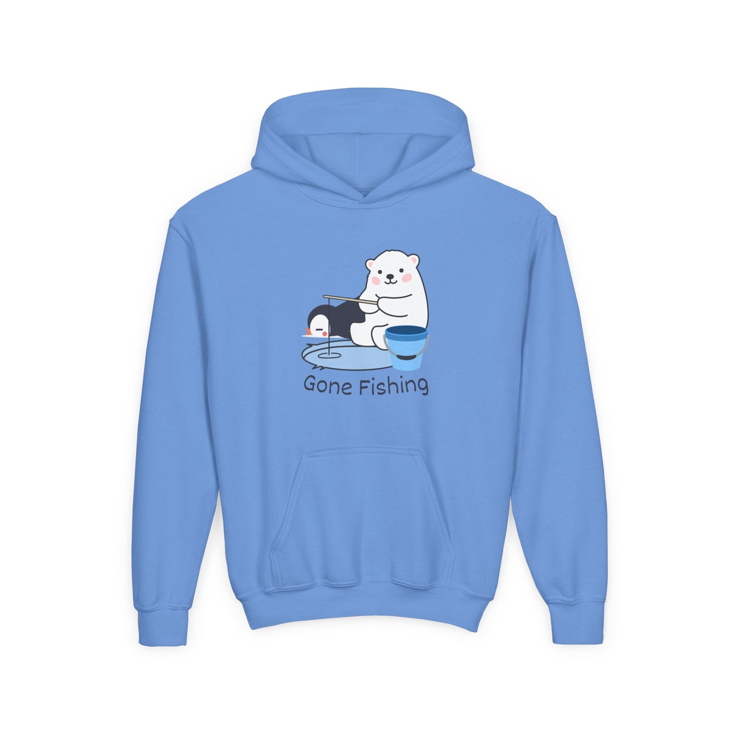 Gone Fishing. Kids Hoodie