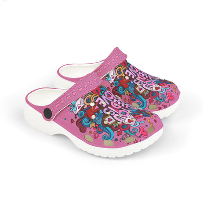 All You Need I Love Rubber Clogs For Girls