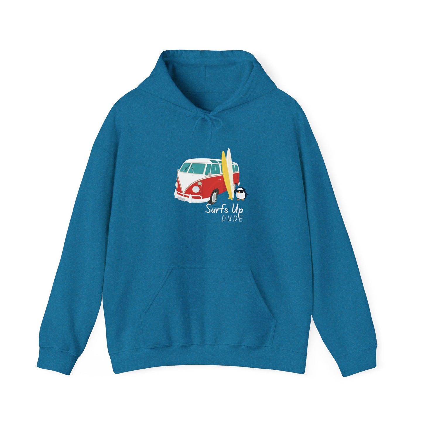 Surfs Up Dude. Unisex Heavy Blend™ Hooded Sweatshirt