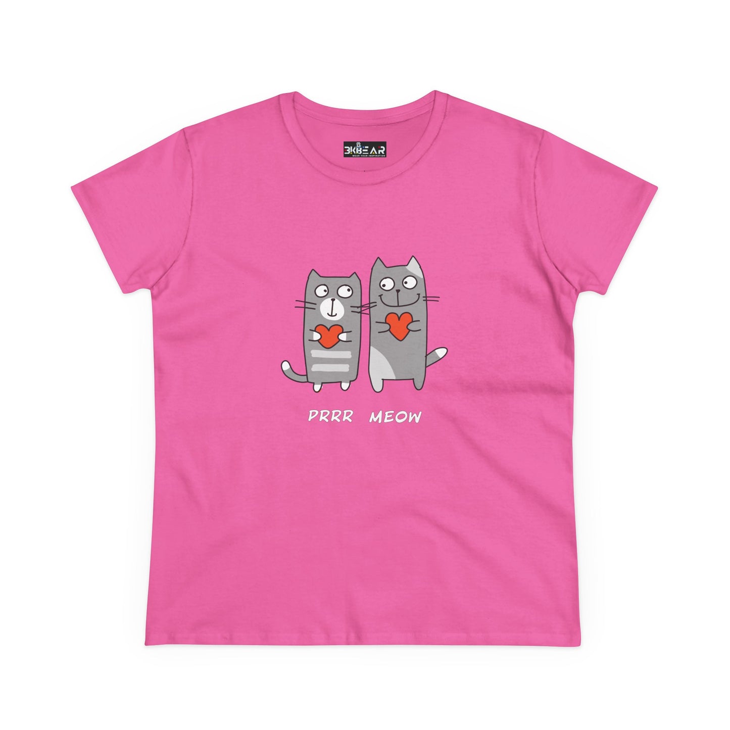 Happy Cat's. Prrr Meow. Women's Midweight Cotton Tee