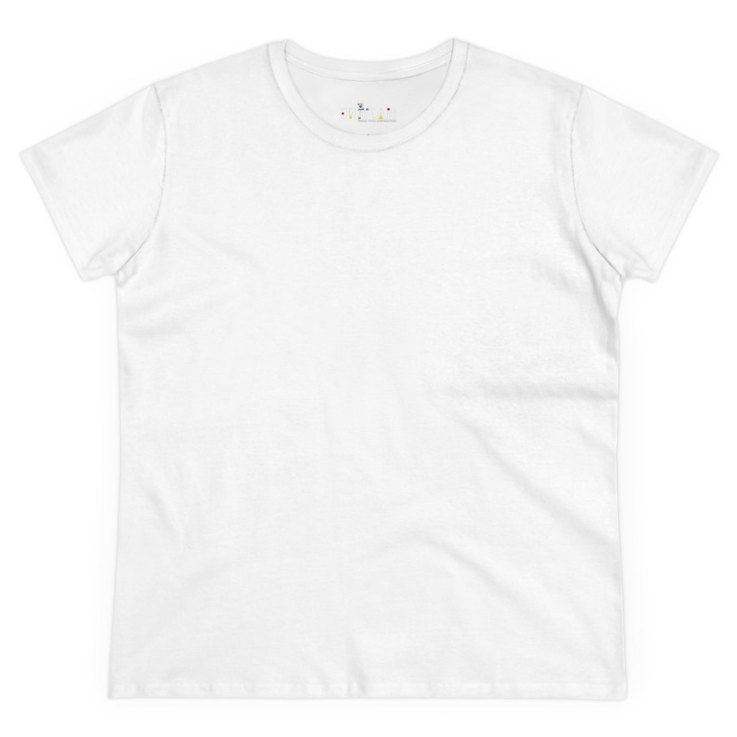 Solid Ash. Women's Midweight Cotton Tee