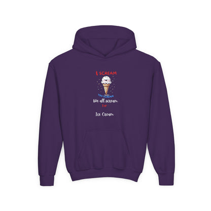 I Scream For Ice Cream. Kids Hoodie