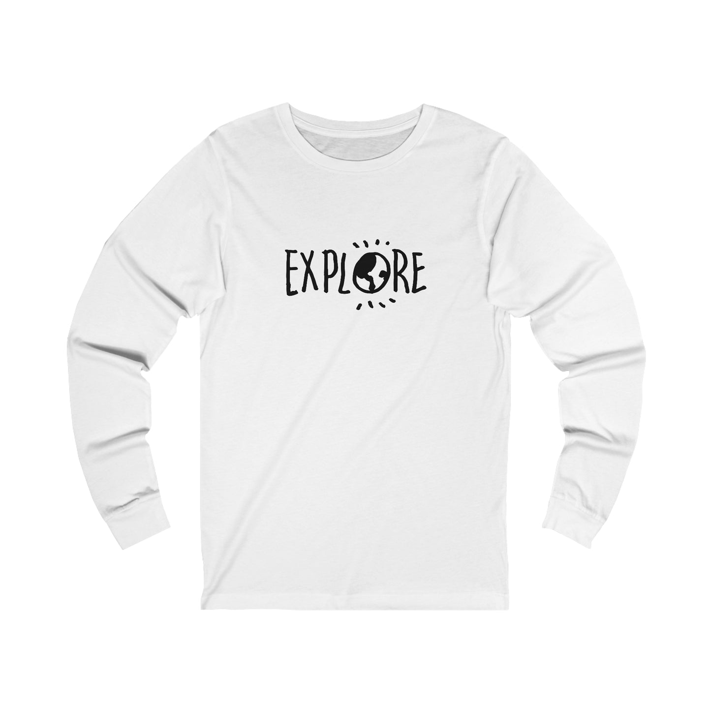 Explore. Unisex Jersey Long Sleeve Tee