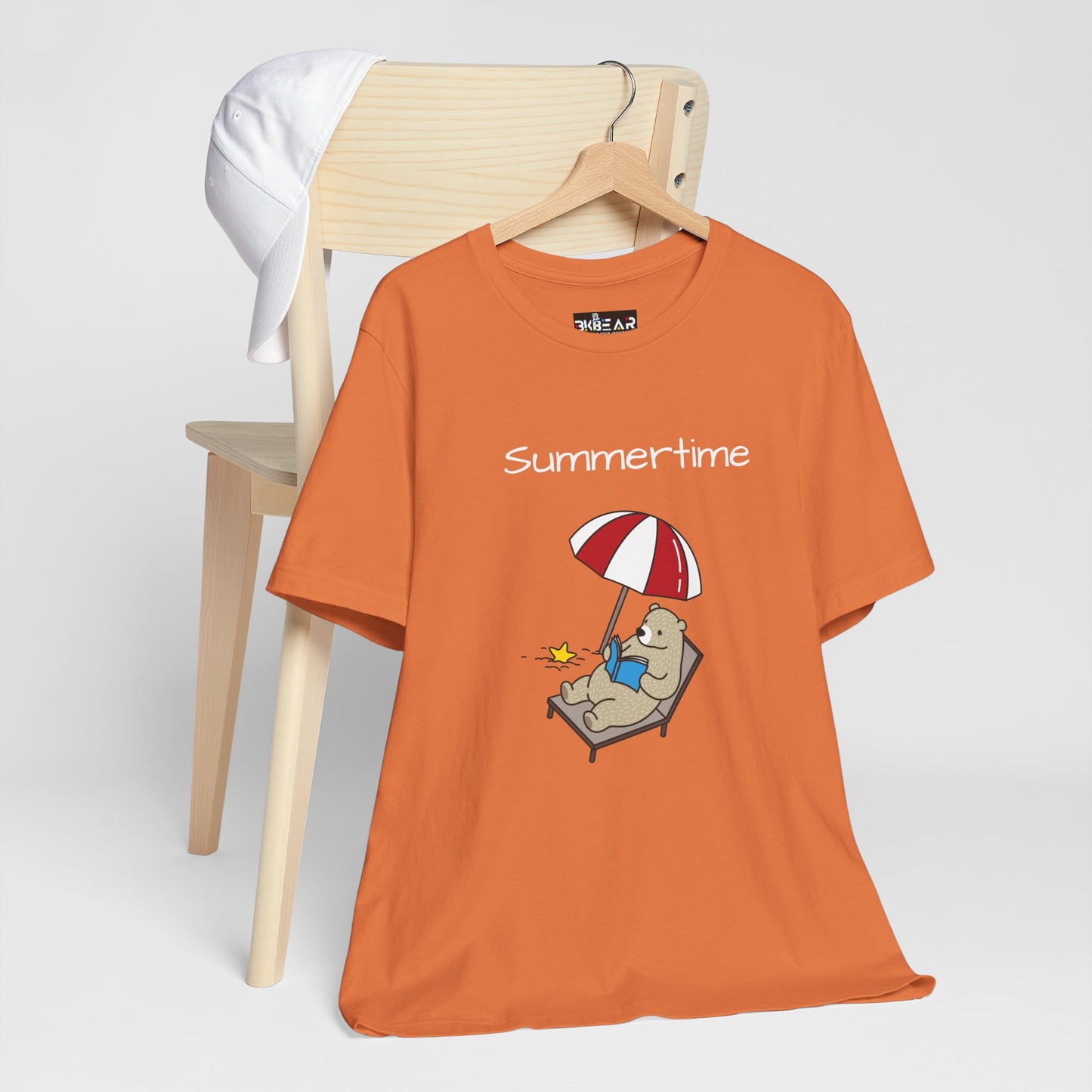 Summertime. Bear.  Unisex Jersey Short Sleeve Tee