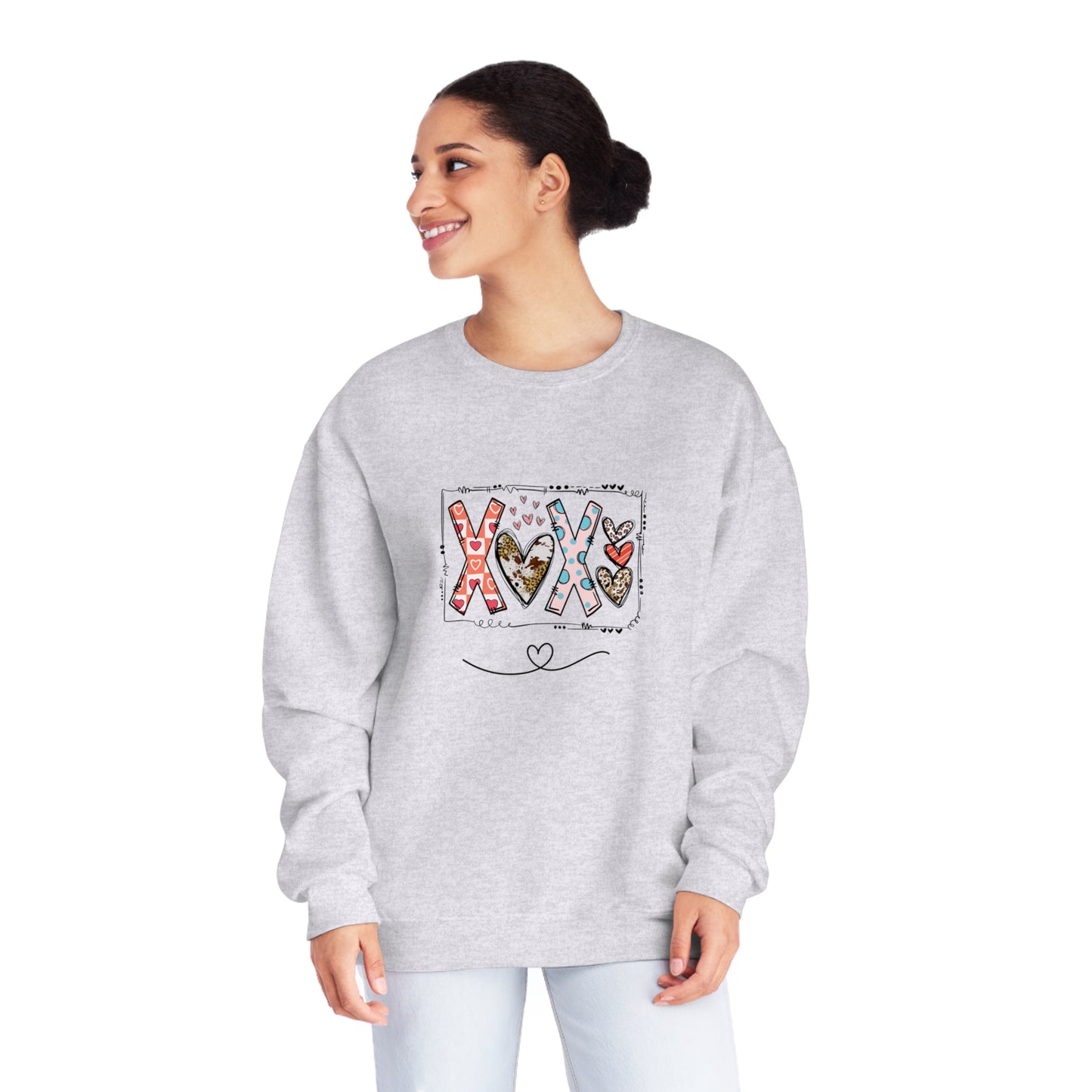 Sign of Love. XOXO. Unisex NuBlend® Crewneck Sweatshirt