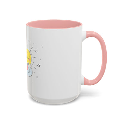Jingles The Summertime Cat. Accent Coffee Mug, 11oz