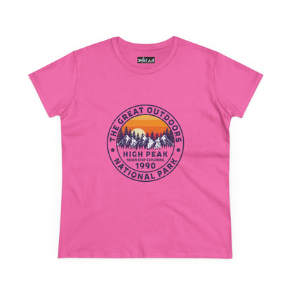 Never Stop Exploring – National Park T-Shirt for Women