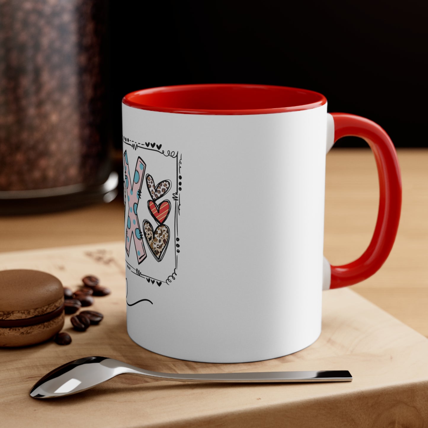 Sign of Love. XOXO. Accent Coffee Mug, 11oz