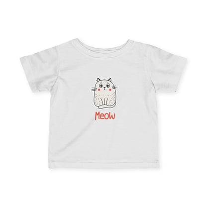 Loki The Cat. Meow. Infant Fine Jersey Tee