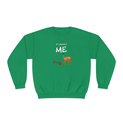 Leo The Cat Didn't Do It..  Unisex NuBlend® Crewneck Sweatshirt