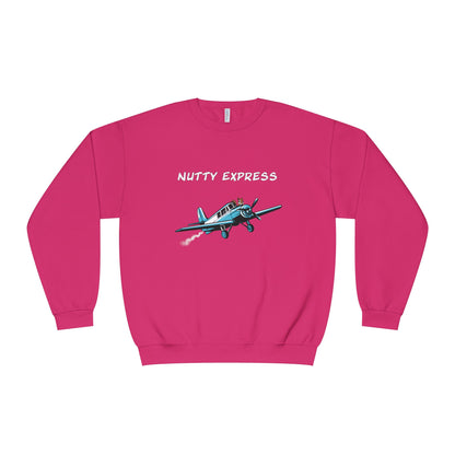 Nutty's Express Delivery. Always On-Time. Unisex NuBlend® Crewneck Sweatshirt