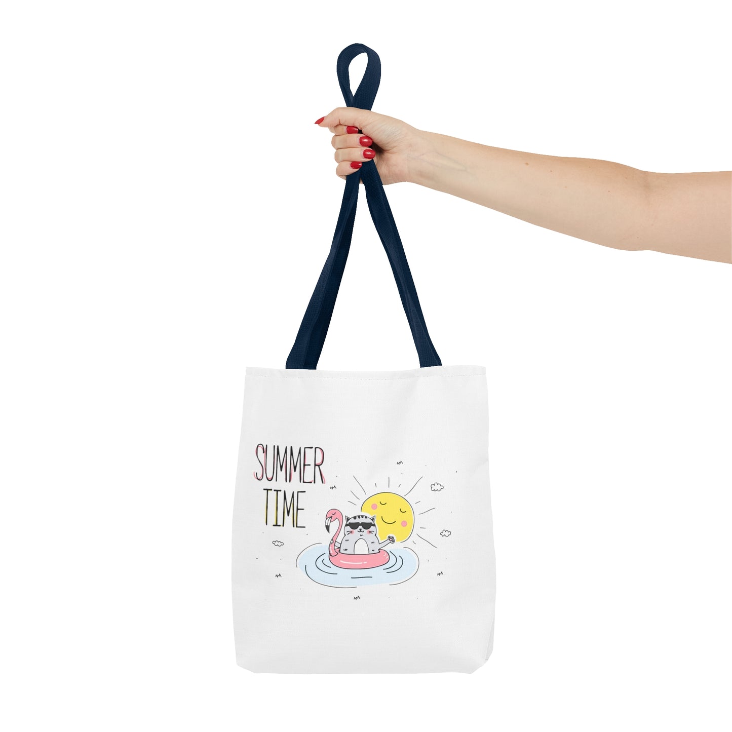 Summer Time Cat. Tote Bag (AOP)