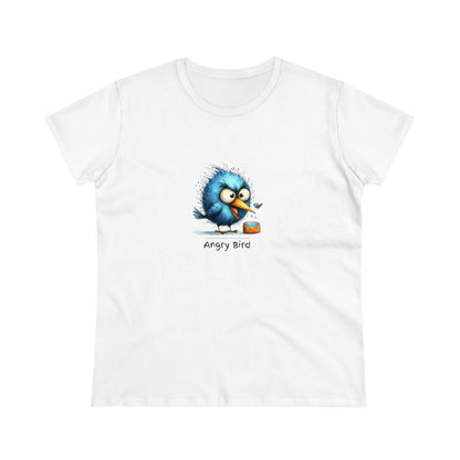 Angry bird. Women's Midweight Cotton Tee