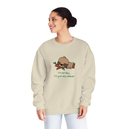 I'm Not Lazy. I'm Just Very Relaxed. Unisex NuBlend® Crewneck Sweatshirt