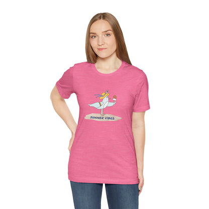Regal Seagull Summer Vibes. Unisex Jersey Short Sleeve Tee
