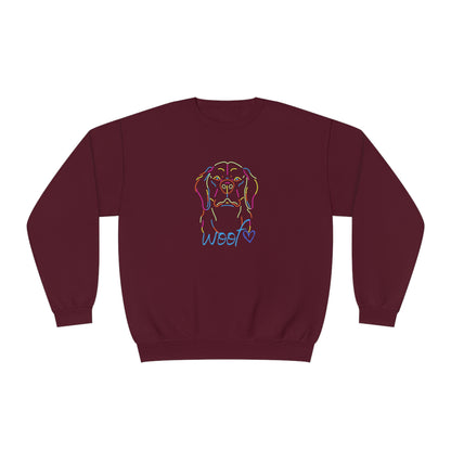 Colorful Retriever. Woof. Unisex NuBlend® Crewneck Sweatshirt