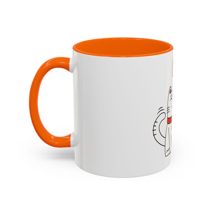 Oliver Says More Cats Is The Answer. Accent Coffee Mug, 11oz