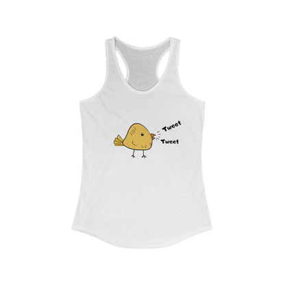 Tweet Tweet. Women's Ideal Racerback Tank