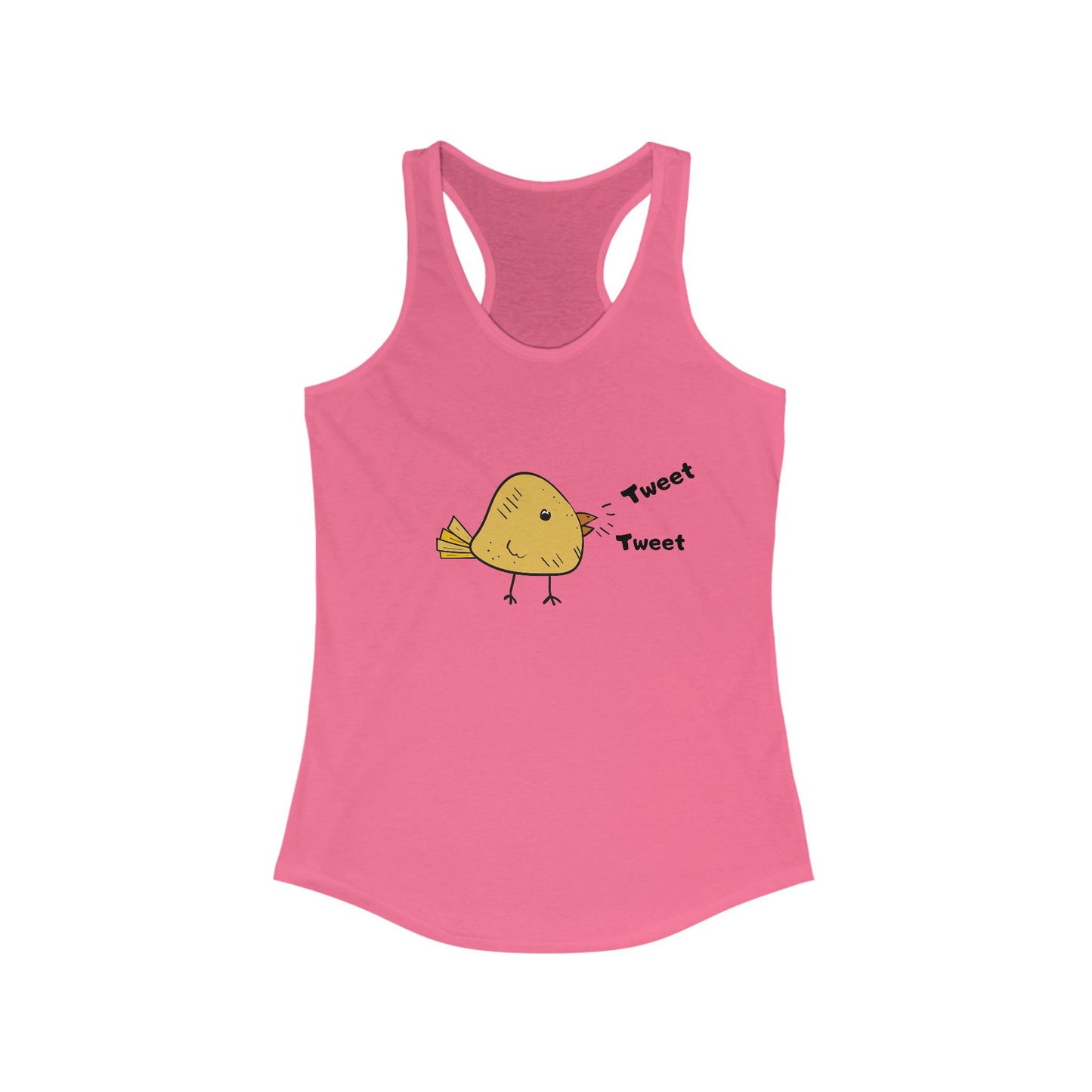 Tweet Tweet. Women's Ideal Racerback Tank