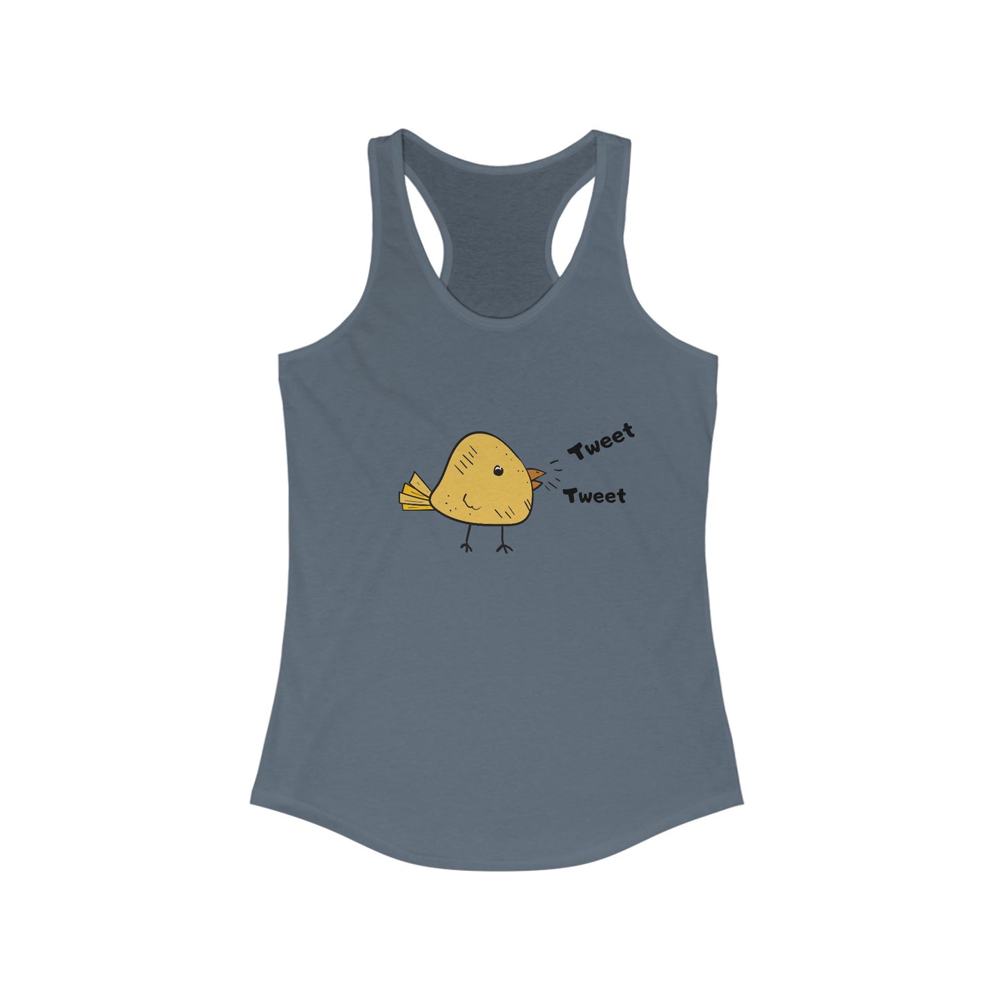 Tweet Tweet. Women's Ideal Racerback Tank