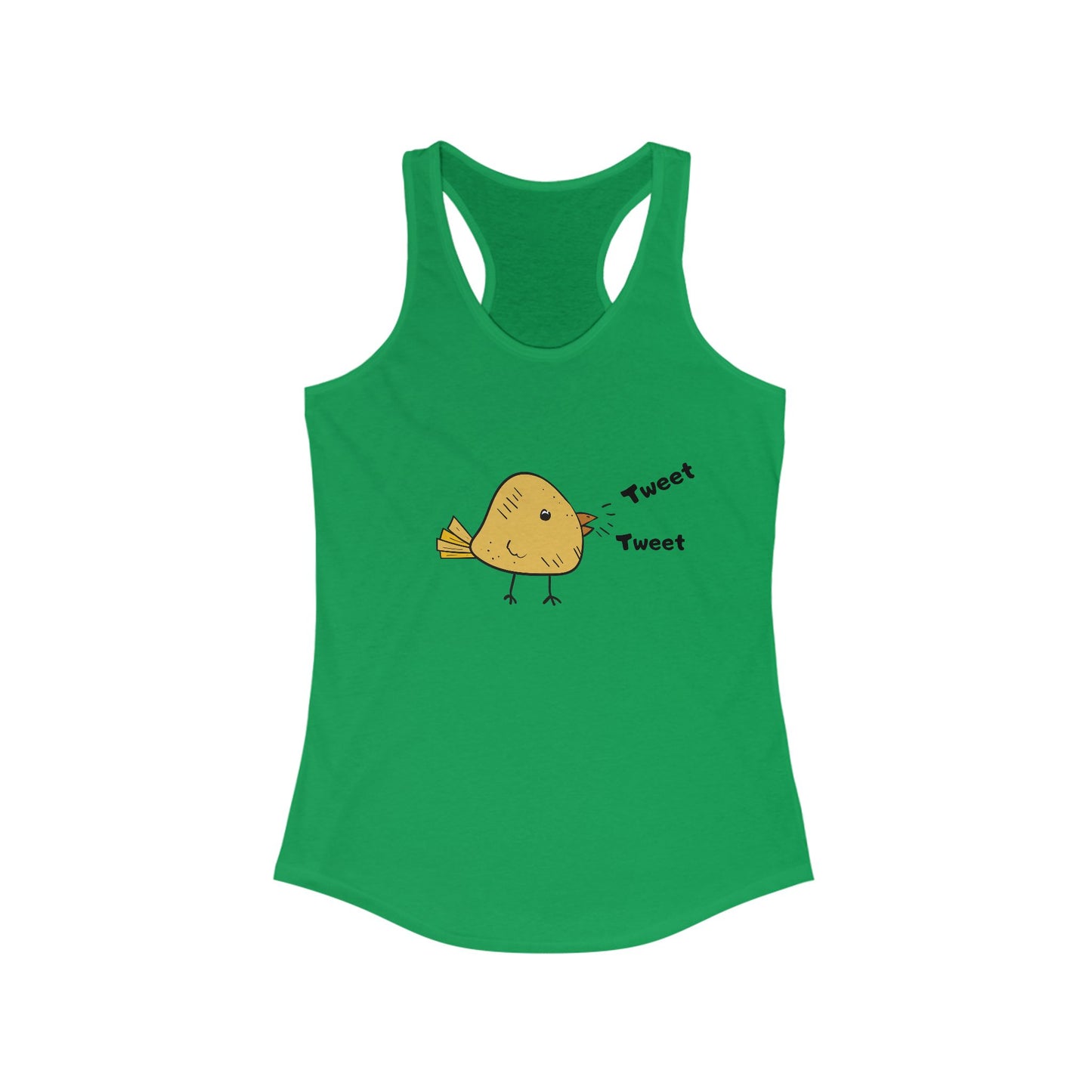 Tweet Tweet. Women's Ideal Racerback Tank