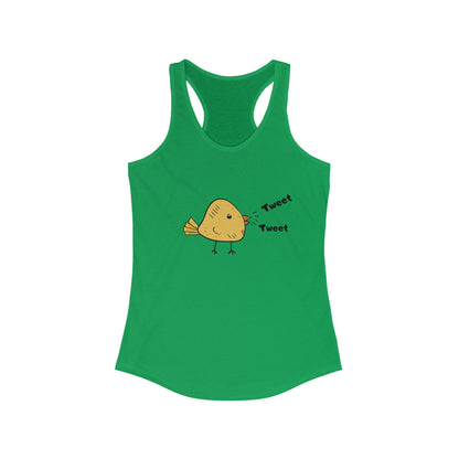 Tweet Tweet. Women's Ideal Racerback Tank