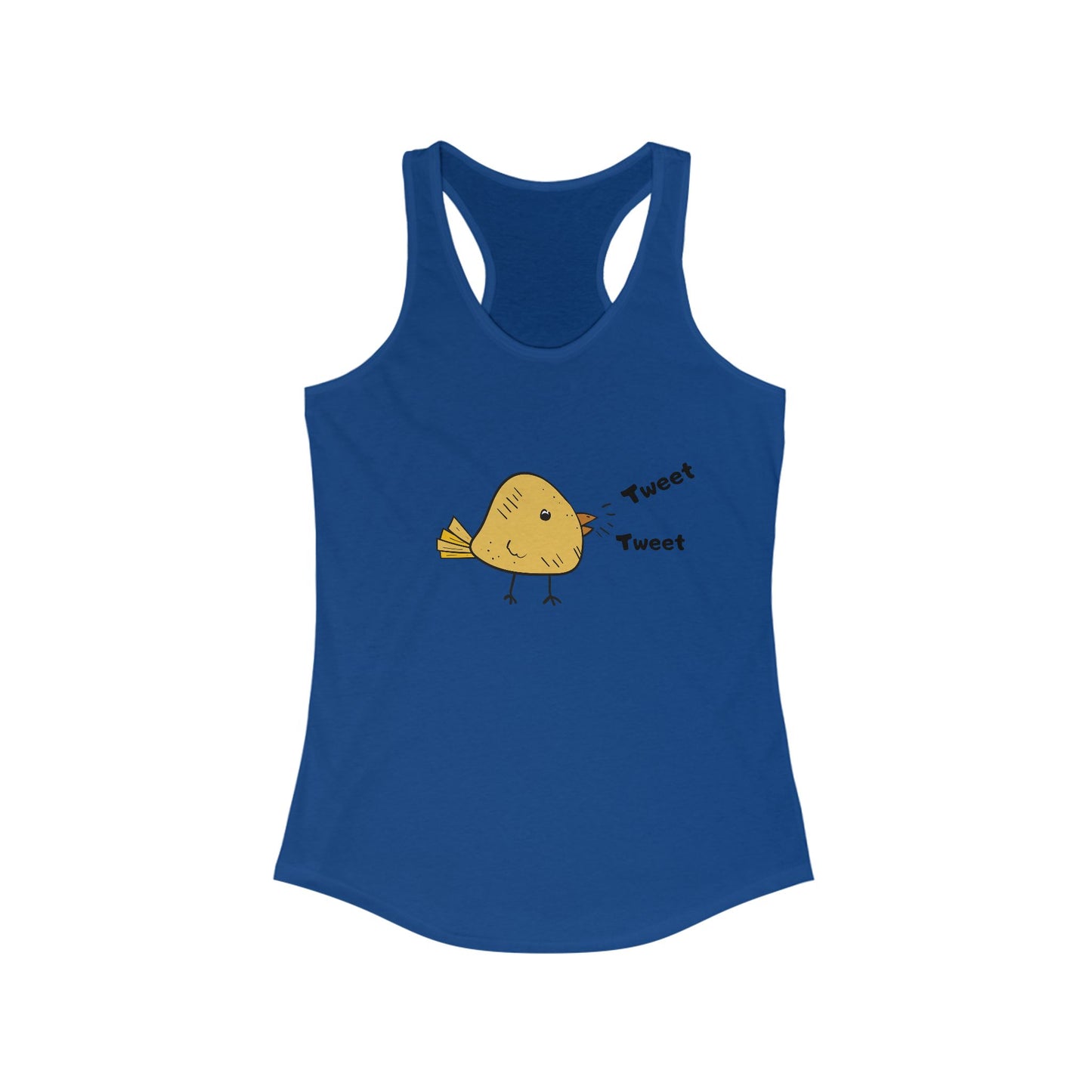 Tweet Tweet. Women's Ideal Racerback Tank