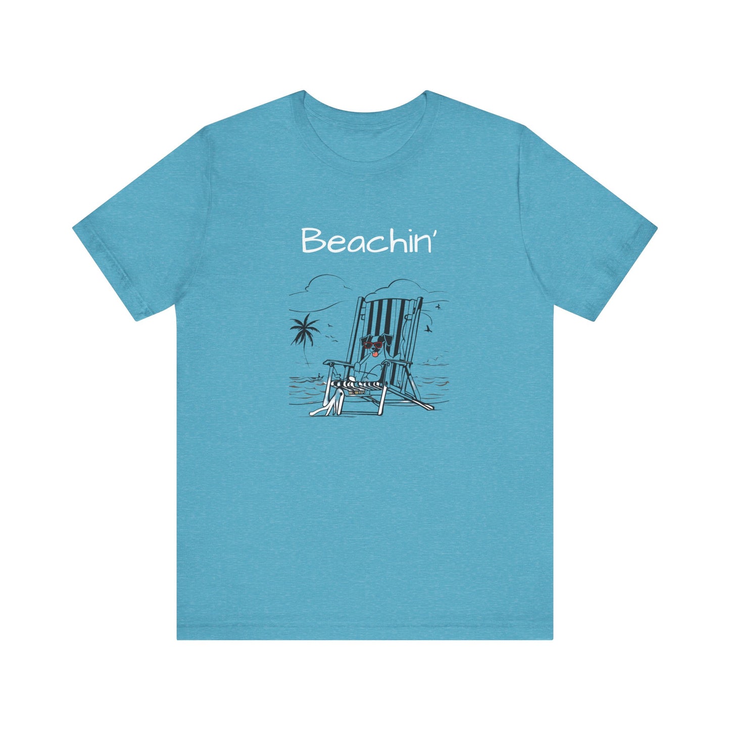 Beachin'. Unisex Jersey Short Sleeve Tee