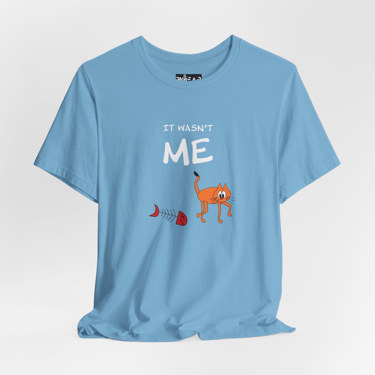 Leo The Cat Didn't Do It. Unisex Jersey Short Sleeve Tee