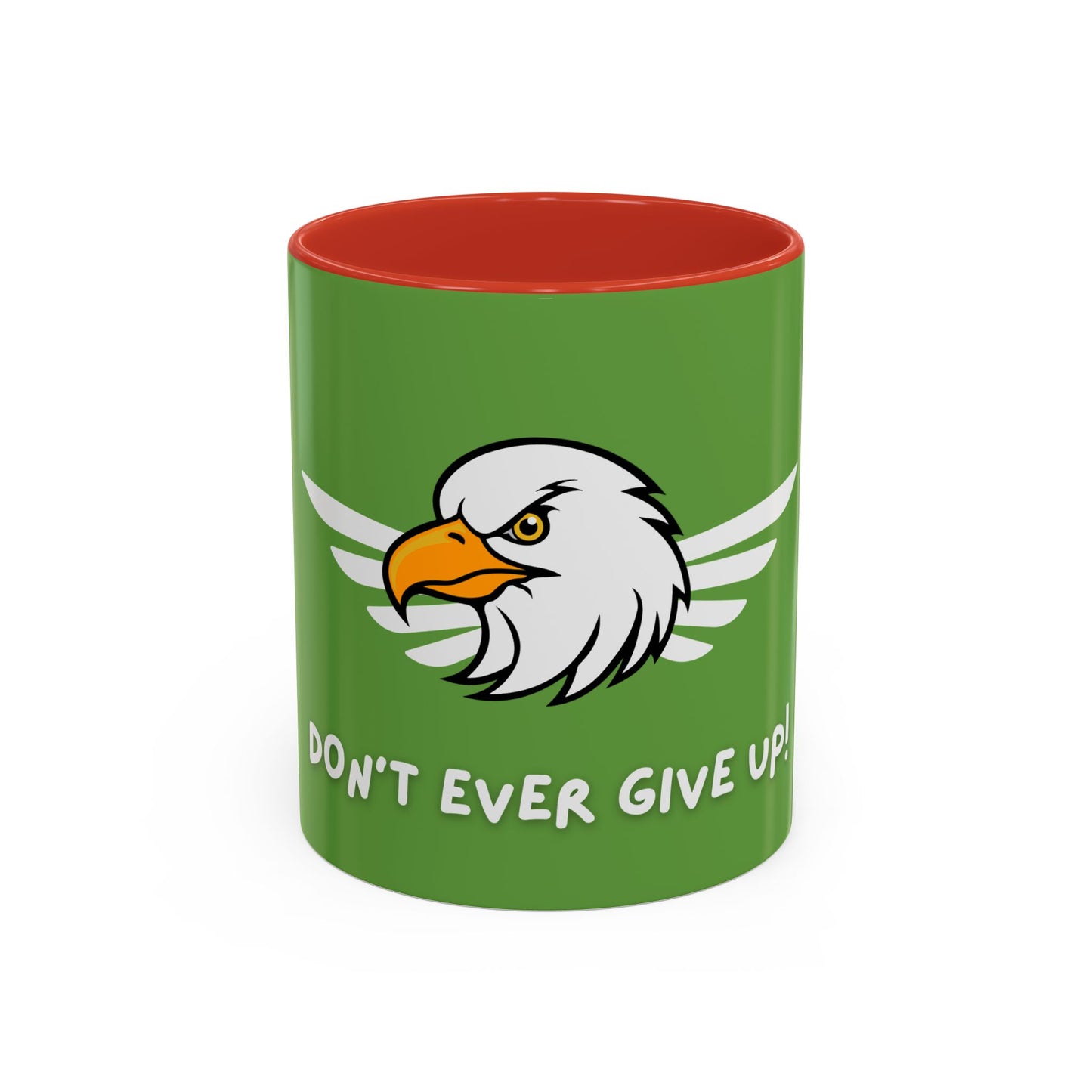 Don't Ever Give Up! Time Coffee Mug, 11oz