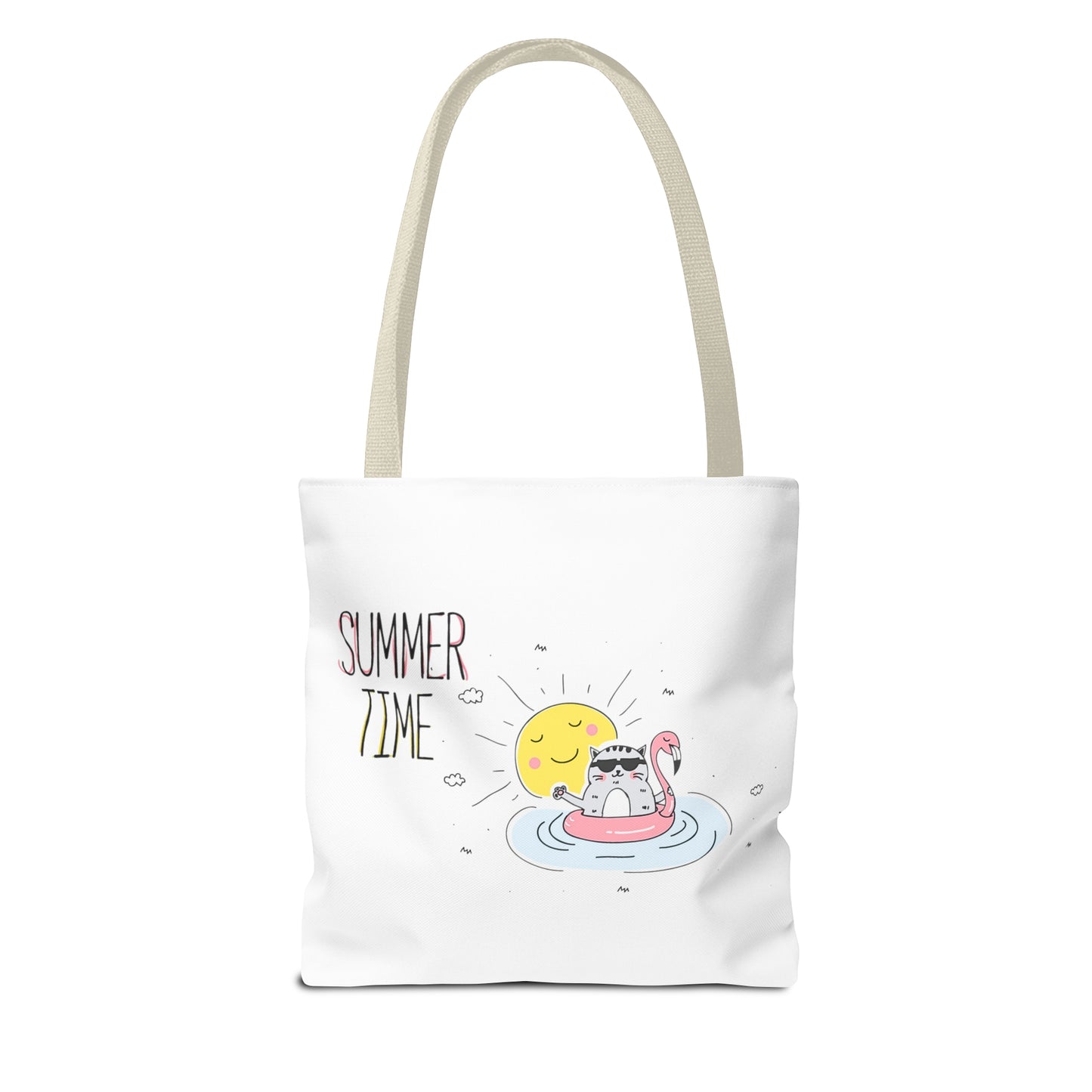 Summer Time Cat. Tote Bag (AOP)