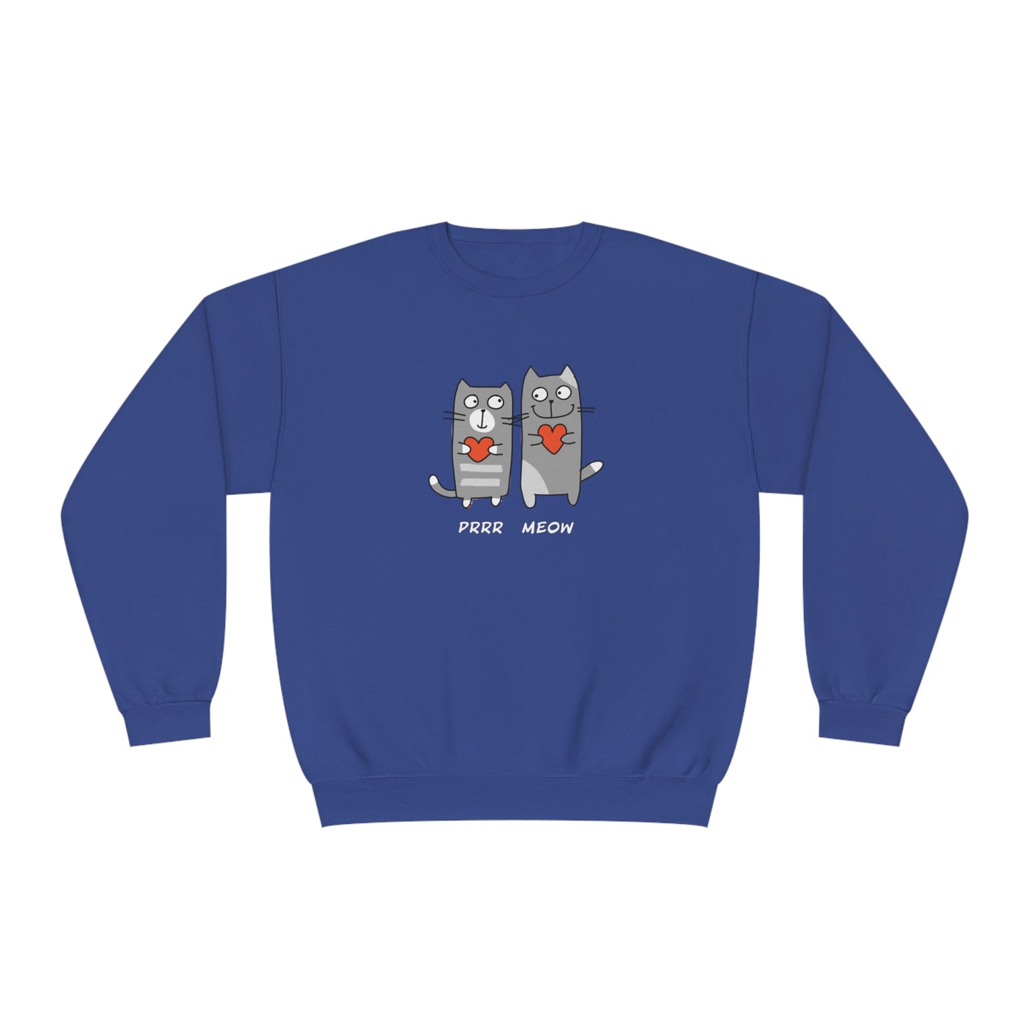 Happy Cat's. Prrr Meow. Unisex NuBlend® Crewneck Sweatshirt