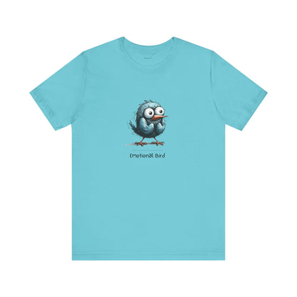 Emotional Bird. Unisex Jersey Short Sleeve Tee