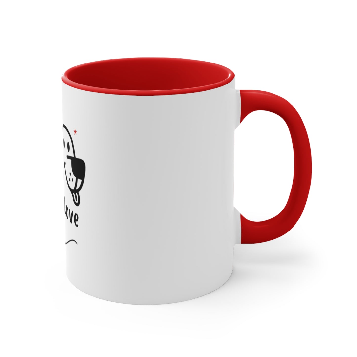 Puppy Love. Accent Coffee Mug, 11oz