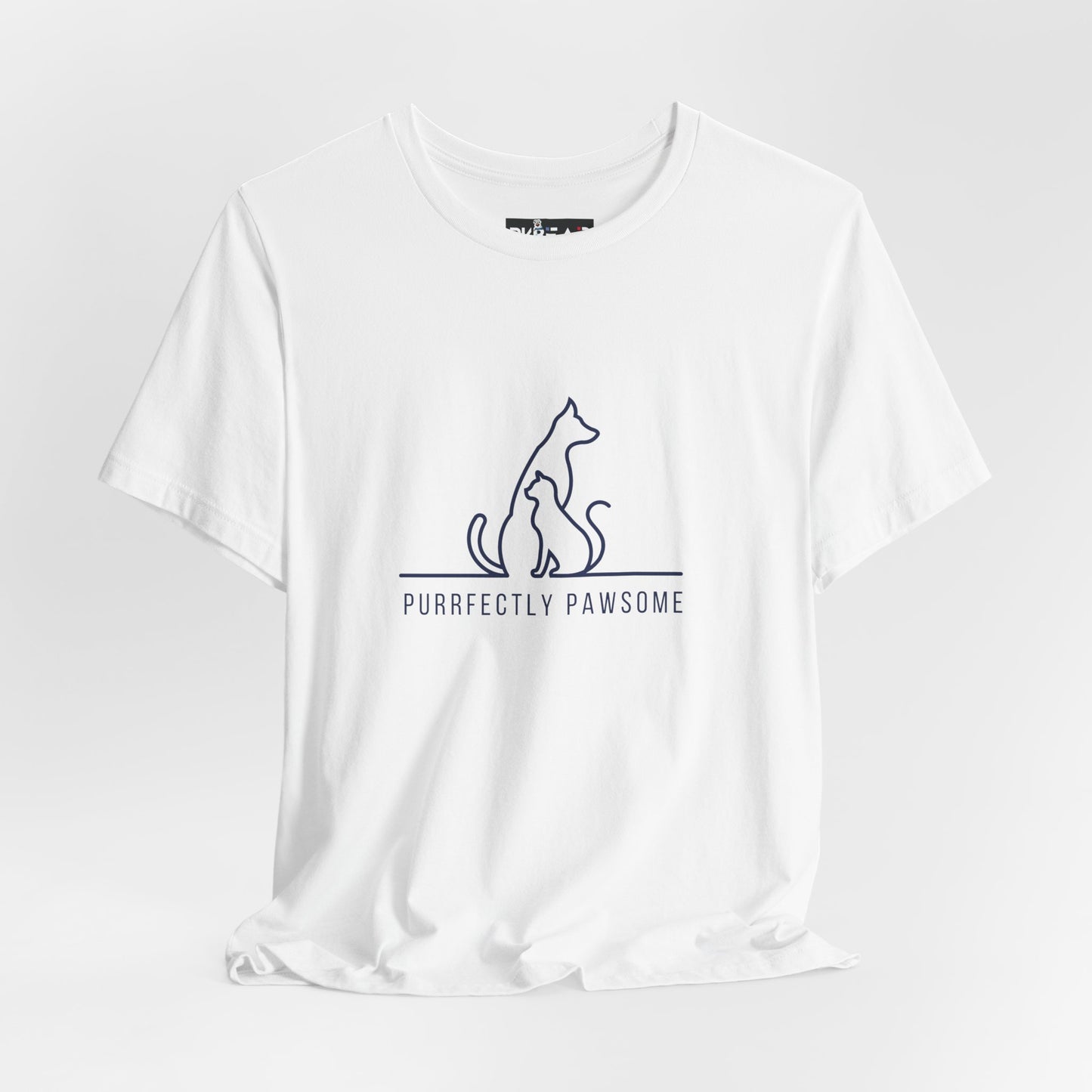 Purrfectly Pawsome. Unisex Jersey Short Sleeve Tee