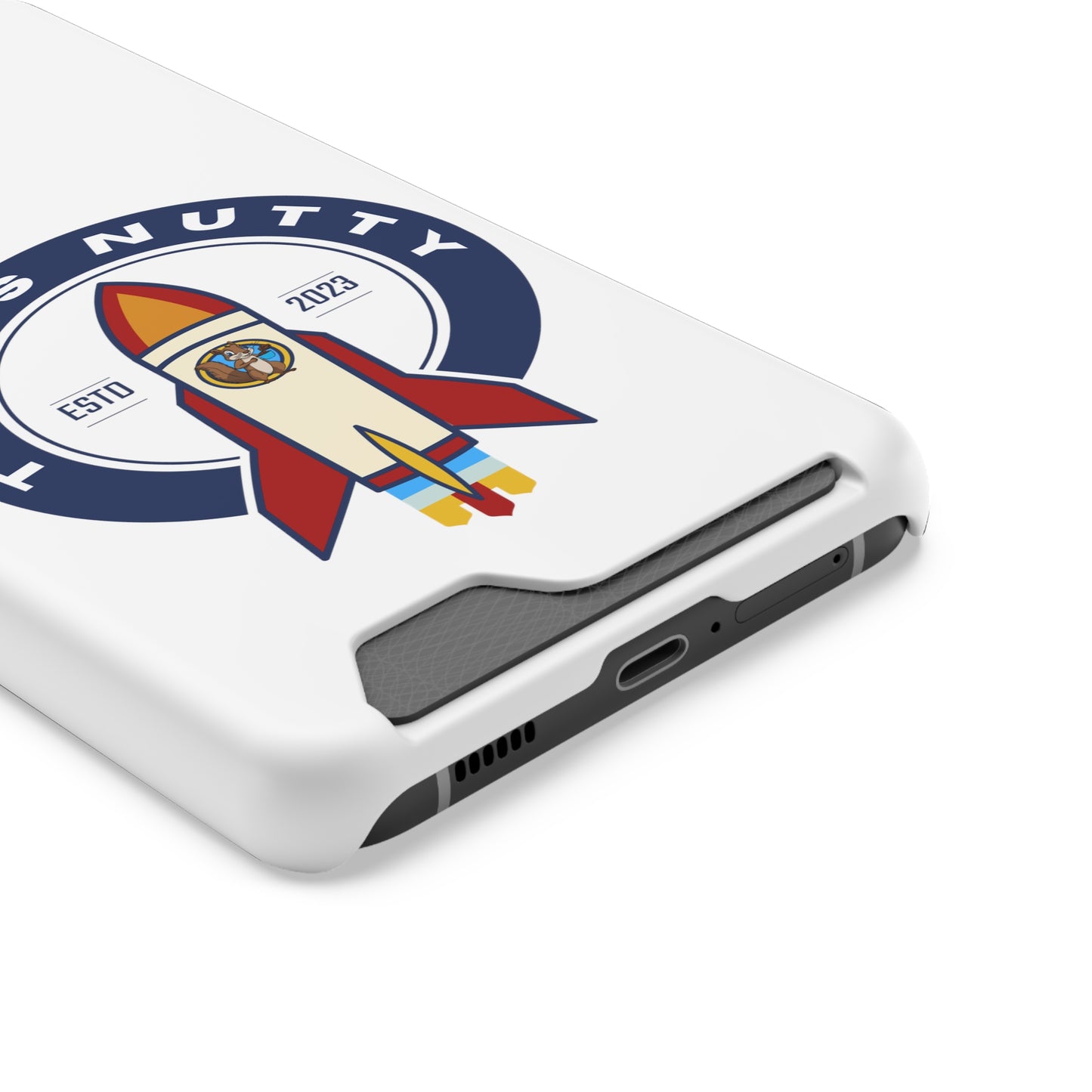 That's Nutty. Phone Case With Card Holder