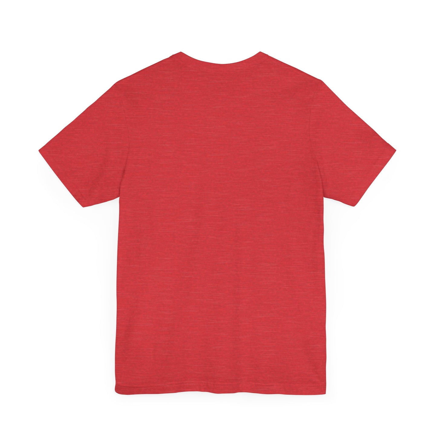 Solid Canvas Red. Unisex Jersey Short Sleeve Tee