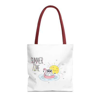 Summer Time Cat. Tote Bag (AOP)