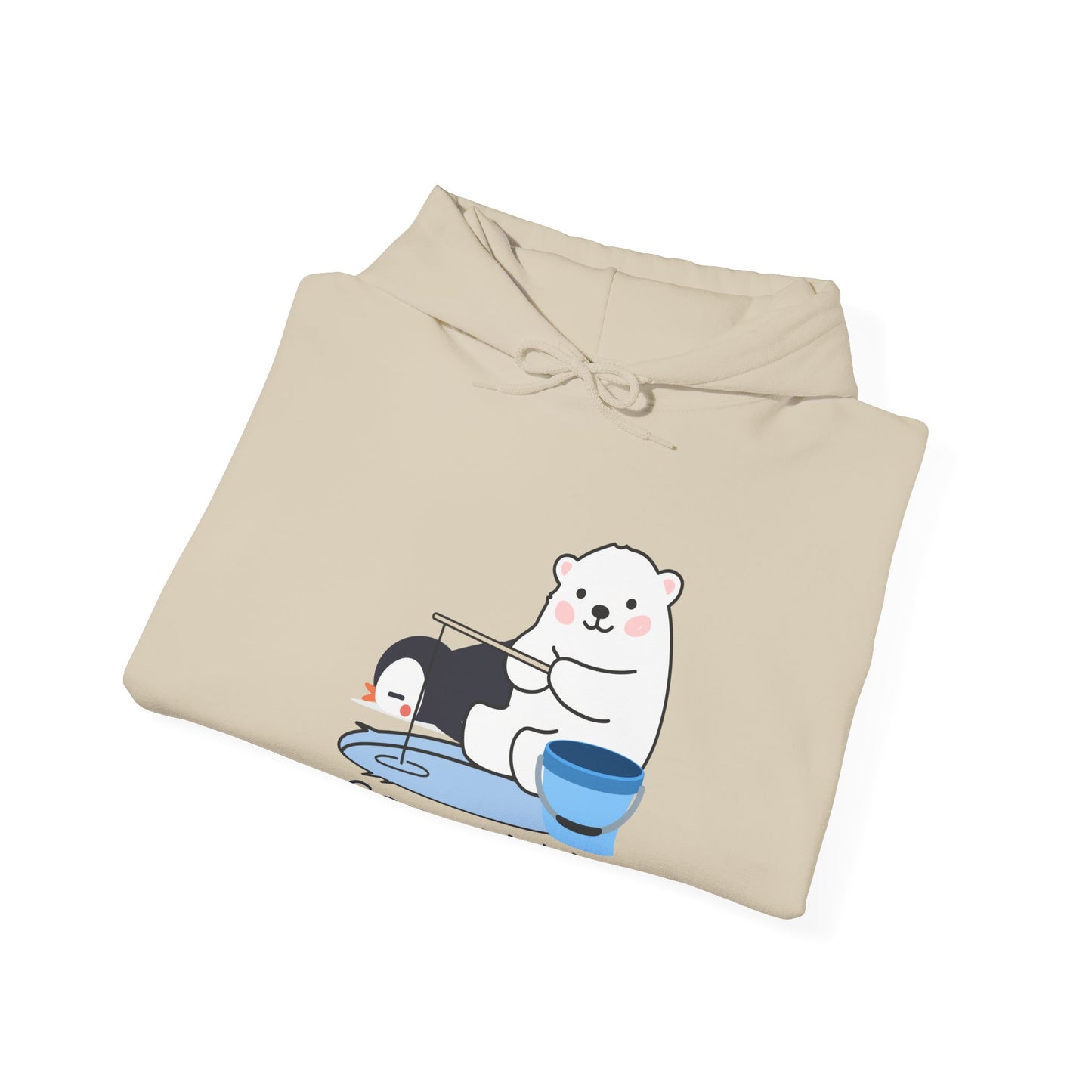 Gone Fishing. Unisex Hooded Sweatshirt.