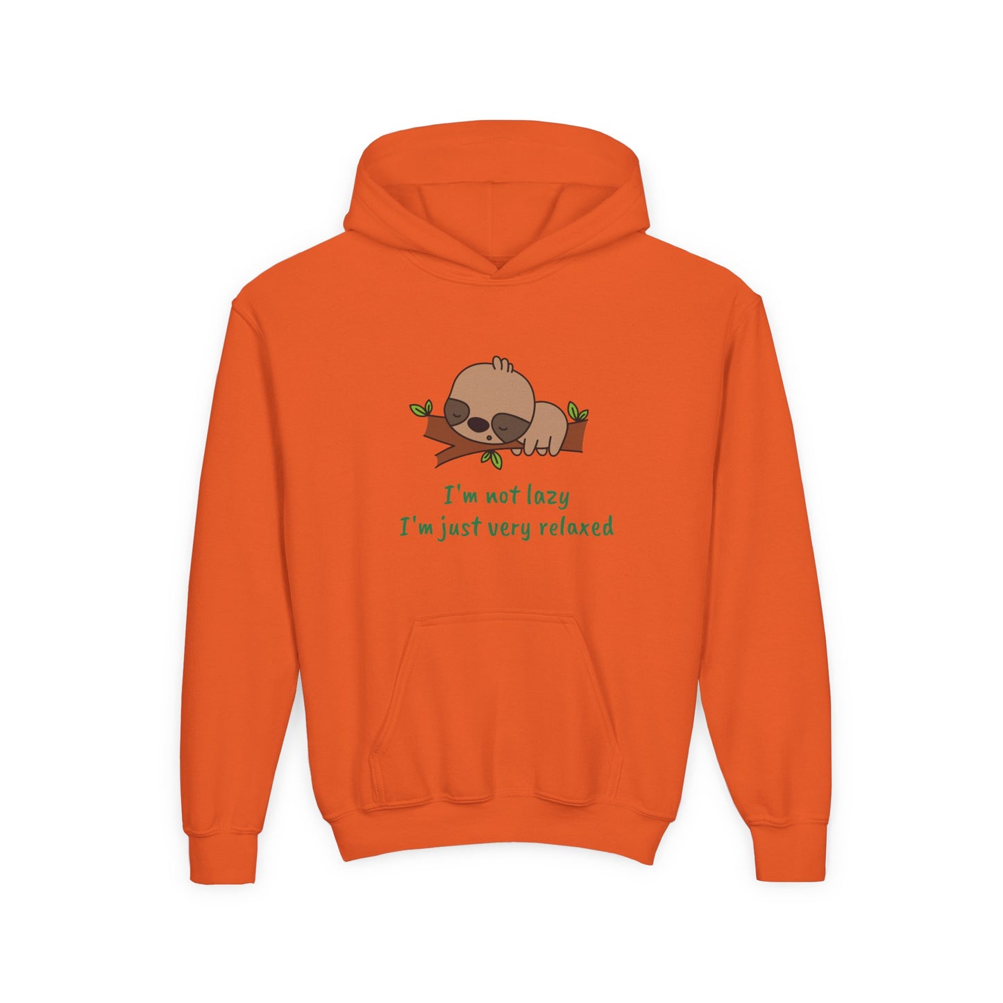 I'm Not Lazy. I'm Just Very Relaxed. Kids Hoodie