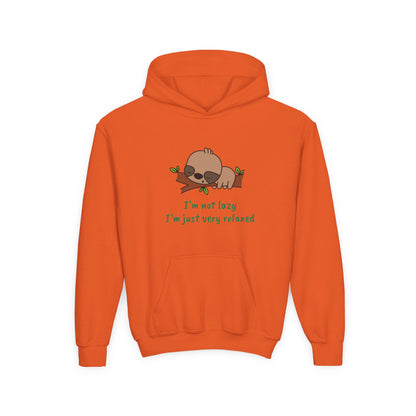 I'm Not Lazy. I'm Just Very Relaxed. Kids Hoodie