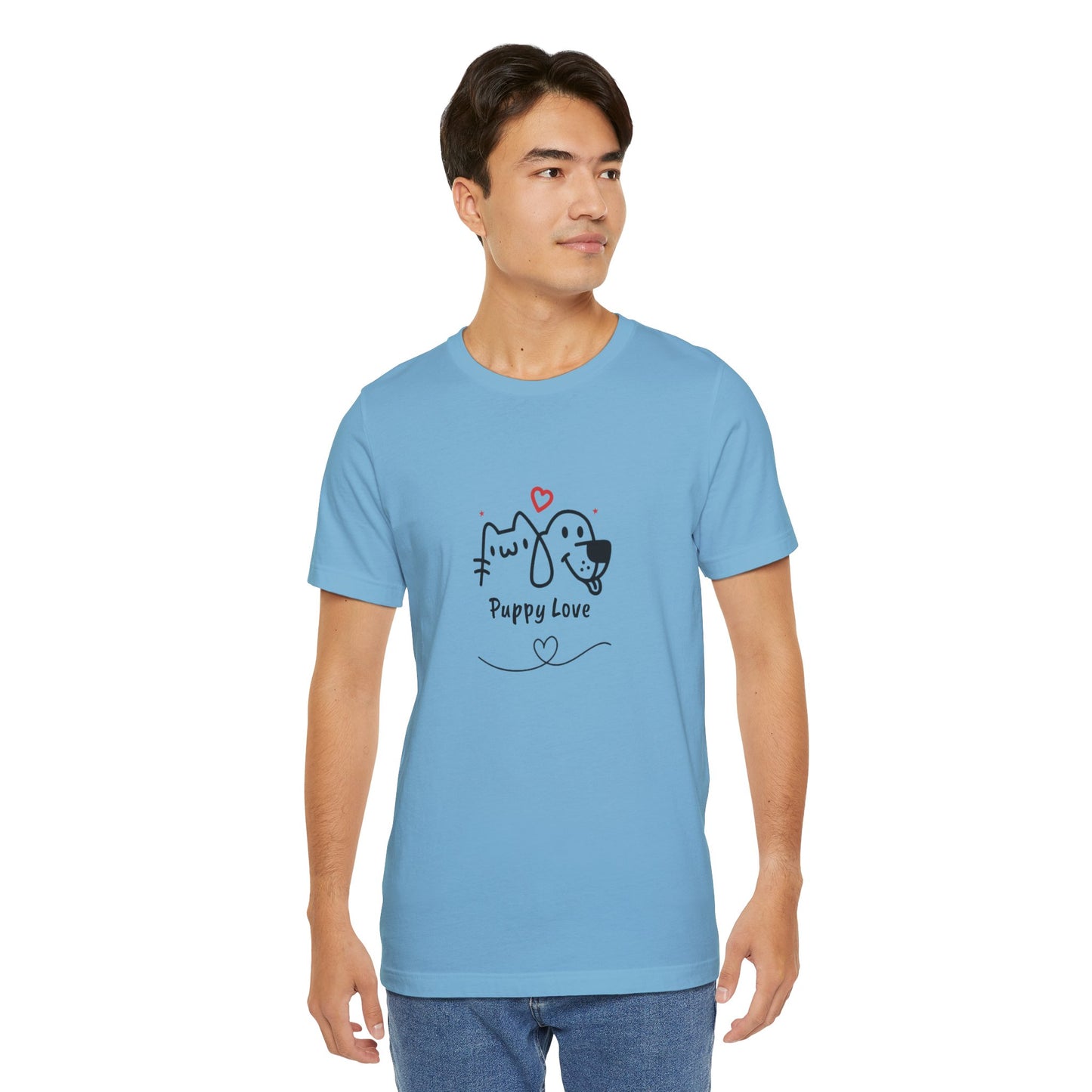 Puppy Love. Unisex Jersey Short Sleeve Tee