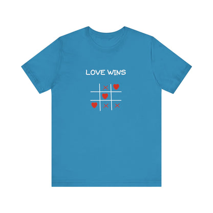 Love Wins!  Unisex Jersey Short Sleeve Tee