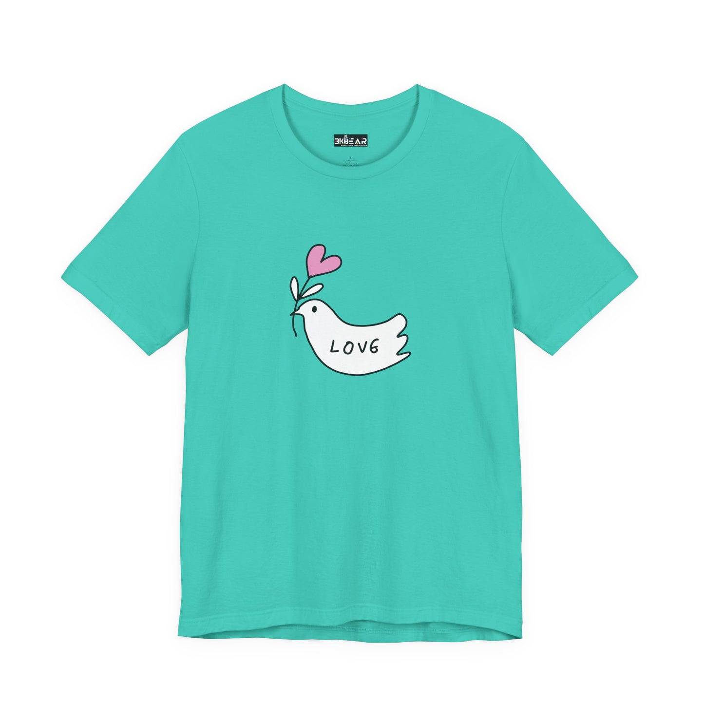 Love. Dove. Unisex Jersey Short Sleeve Tee