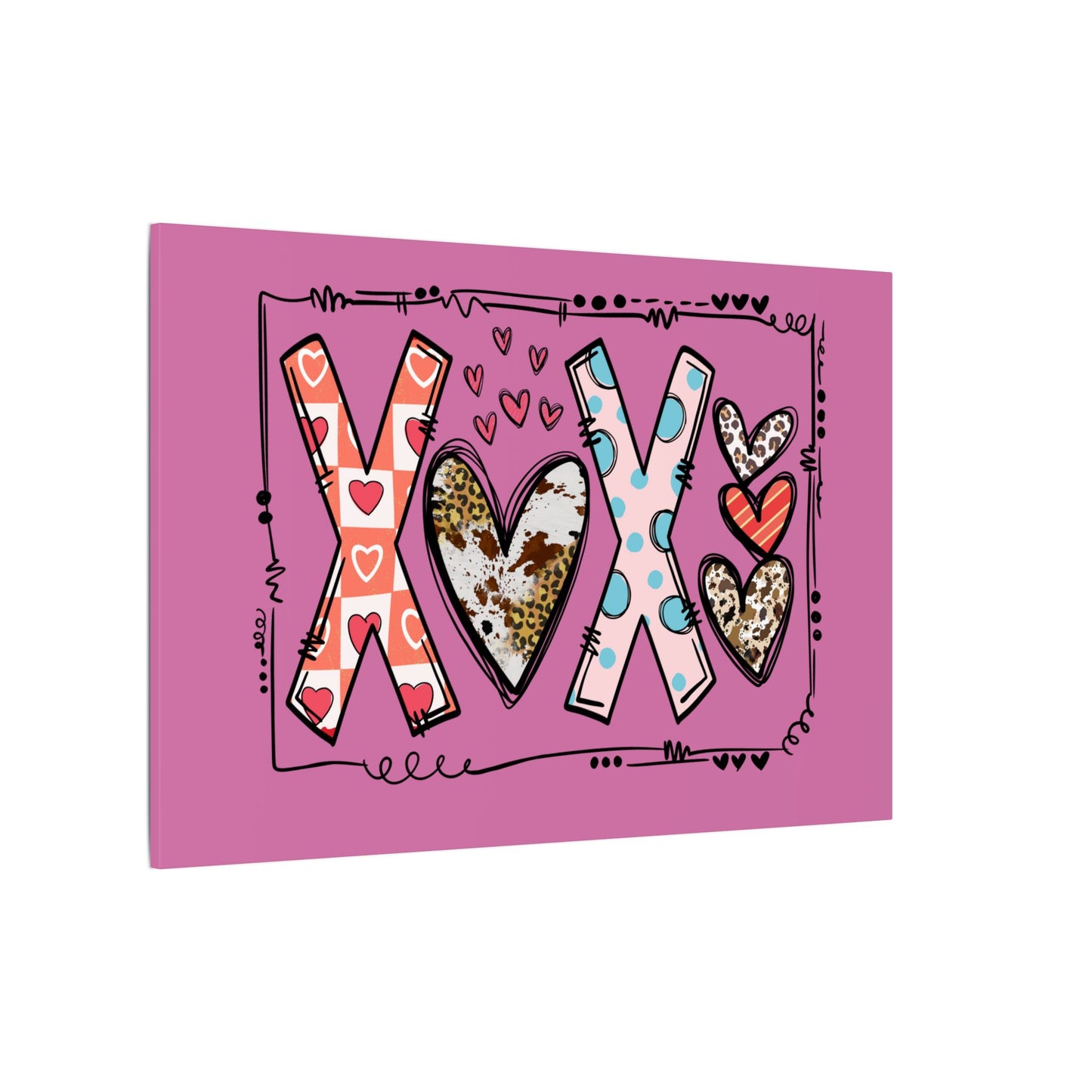 Sign of Love. XOXO. Canvas Gallery Wraps