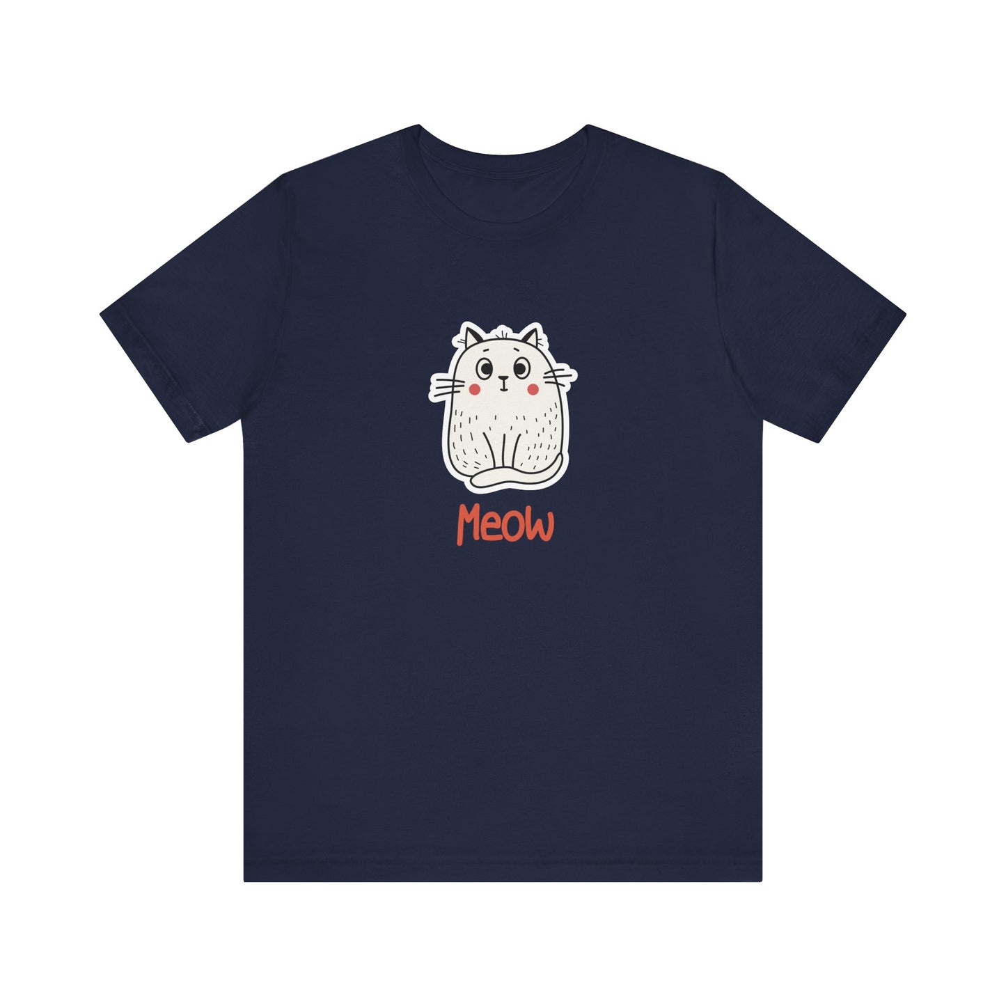 Loki The Cat. Meow. Unisex Jersey Short Sleeve Tee